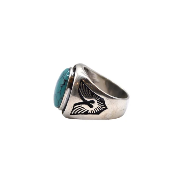Archive Collection Spider Web Turquoise Eagle Ring - รูปภาพ 2