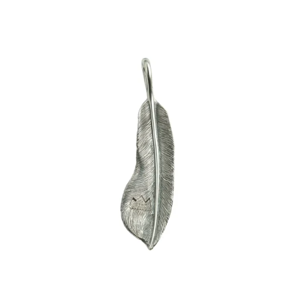 Covert Feather Left Facing Pendant, Small - Image 2