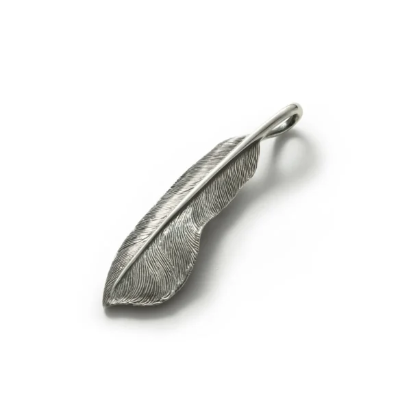 Covert Feather Left Facing Pendant, Small - Image 3