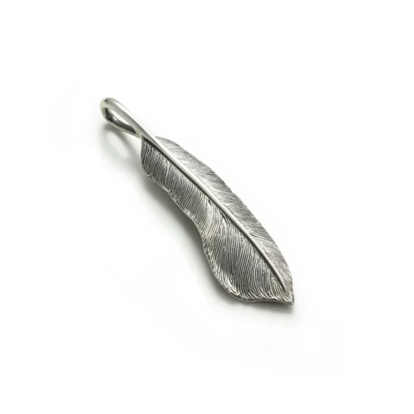 Covert Feather Right Facing Pendant, Small - Image 3