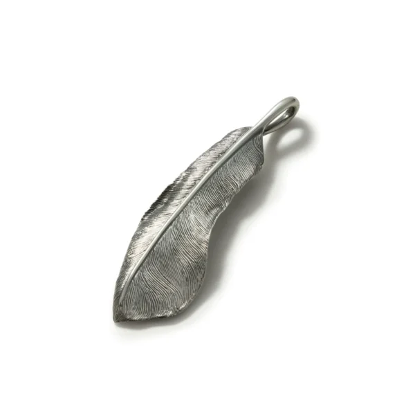 Covert Feather Left Facing Pendant, Large - Image 3