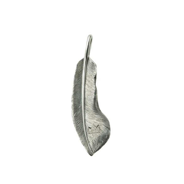Covert Feather Right Facing Pendant, Large - Image 2