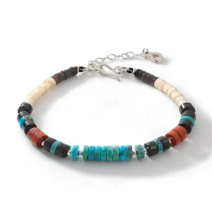 Sunset Trail Heishi Natural Stone Bracelet - Max 6.3mm